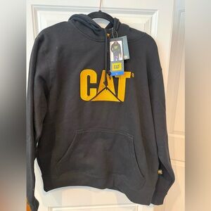 Caterpillar CAT Black and Gold Hoodie
